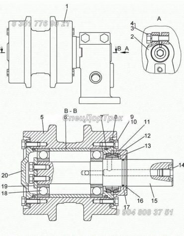 Каток поддерживающий 64-21-209 сп Каток поддерживающий 64-21-209 сп